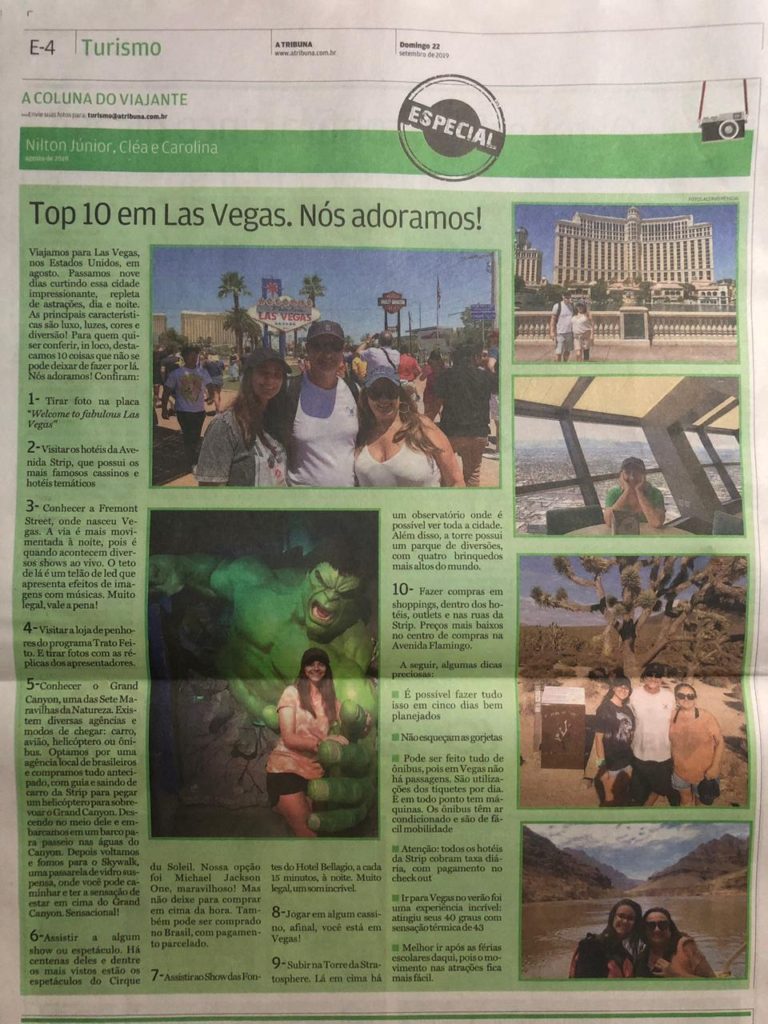 roteiro de 5 dias em Las Vegas