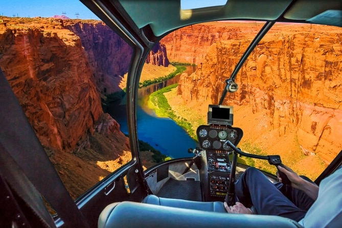 Passeios de Helicóptero no Grand Canyon
